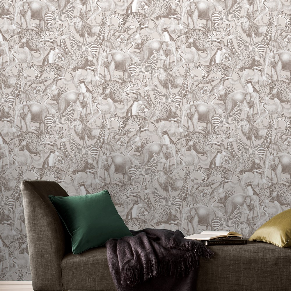 Kingdom Camel Wallpaper 105477 by Graham & Brown in Neutral